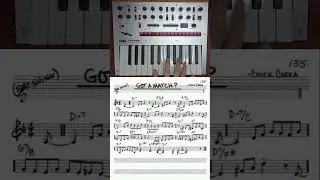 Got A Match?  #korgmonologue #chickcorea #solo #transcription #keyboard #synth