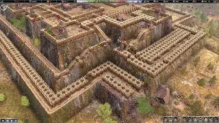 Farthest Frontier - Mountain Castle - Defense test 5