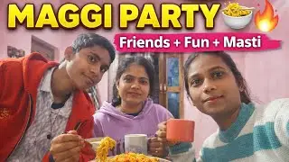 Maggi pizza party' #mastitime #minivlog #funn #enjoyment #nonsubscribers #party #ytvlogger #trending