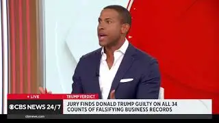 Unbelievable moment: Trump trial verdict drops