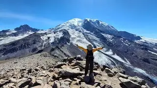 Hiking: Sunrise Burroughs Mountain Trail, Mt. Rainier National Park (2025-08-21)