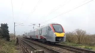 (Christmas countdown) (video 18) *Rare train movement* Duxford Level Crossing (Cambs) (25.11.19)