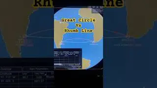 ECDIS Route Planning | Great Circle vs Rhumb Line (Furuno)
