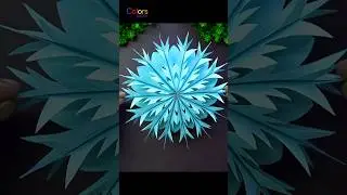 DIY Paper Snowflakes❄️3D Snowflakes for Christmas Decorations🎄Xmas Home Decor #christmas #diy