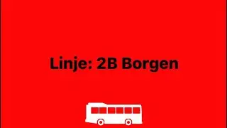Linje: 2B Borgen | Buss for T-bane