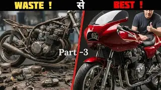 Bike Restoration Project From Waste To Best 🔥| DIY Easy & Innovative Tutorial | Part -3