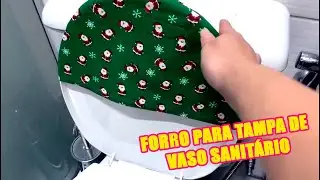 Forro para tampa de vaso sanitário