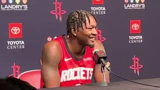 Rockets media day: Jabari Smith Jr, Dorian Finney-Smith & Steven Adams