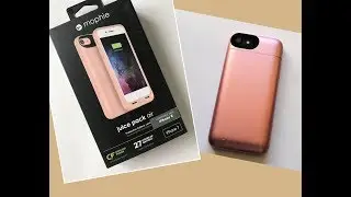 UK. ОБЗОР ЧЕХЛА ДЛЯ  ТЕЛЕФОНА  СО ВСТРОЕННОЙ ЗАРЯДКОЙ. MOPHIE JUICE PACK AIR