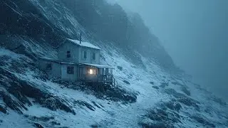 The ultimate freezing snowstorm sounds while sleeping┇Howling wind & heavy snow┇Windy night┇Relax