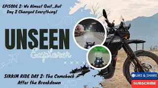 Episode 2 | Sikkim ride. Bike Broke Down on Day 1. Still Reached Sikkim on Day 2|Epic Comeback Ride.