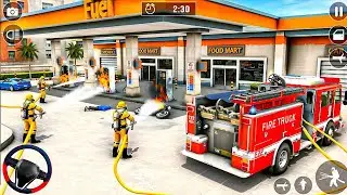 FireFighter Rescue Simulator 3D - 911 Emergency Fire Truck Rescue Simulator Game Play