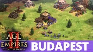 Age of Empires 2 Definitive Edition Budapest Map. 1 vs 1 MULTIPLAYER Gameplay. [PC HD Graphics]
