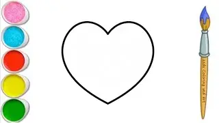 Drawing a Colorful Heart 💖 | Fun and Easy Tutorial for Kids with Heart Drawing Ideas