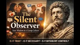 🤫 The Silent Observer | Stoic Wisdom for a Gossip-Filled World 🧠🏛️