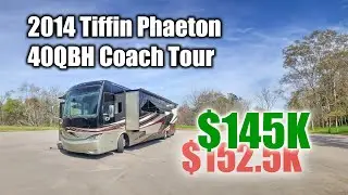 2014 Tiffin Phaeton 40QBH Motorhome Tour - FOR SALE by Owner in Bakersville, North Carolina