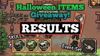 RESULTS of FREE Halloween Event ITEMS giveaway! Who is the WINNER? | Curse of Aros | KieuBBasaES CoA
