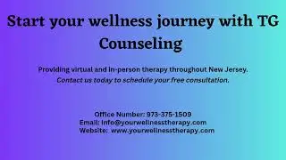 Virtual and In-Person Therapy in New Jersey