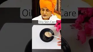 Oily Skin Solution at home #shorts #skincare #oilyskincare