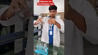 confirmation test sulphate ion