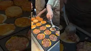 Taiwanese egg & meat muffin, burger│계란 & 고기 미니 버거