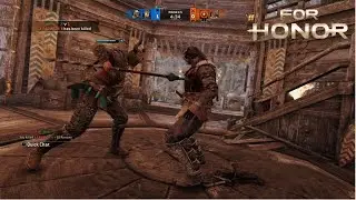 Barbell training with muscle woman Valkyrie's BRUTAL NEW EXECUTION - FOR HONOR
