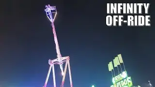 Infinity Off-Ride Footage, 2022 Rheinkirmes World's Tallest Frisbee (KMG) | Non-Copyright