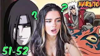 NEW GUY JIRAIYA? | Episodes 51 & 52 |  NARUTO REACTION + REVIEW