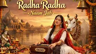 🙏✨ Radha Radha Chanting 🌸🐄 | Mandir Vibes 🛕 | Most Melodious Jaap 💖