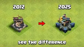12 Years of Every Buildings Evolution with Animation | Clash of Clans