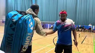 Game 3 friends cup Sheffield 26/8/25 Samuel &Yosuff vs Mahmoud and partner Sheffield 