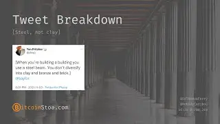 Tweet Breakdown - Steel, not clay