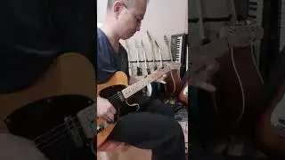 C modal interchange practice on squier affinity telecaster with boss js-5 v5