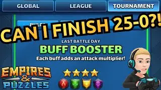4* Buff Booster Raid Tournament With Commentary - Day 4 - Empires & Puzzles