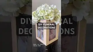 Dollar Tree DIY Funeral Centerpieces #dollartreediy #diyfuneraldecor #funeraldecorations