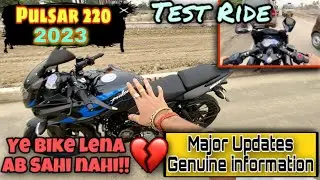 Pulsar 220 Test Drive || Pulsar 220 Review || Is Price Pe Leni Cahiye? || Genuine Information
