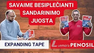 PENOSIL Expanding Tape 300 ir 600  savaime besiplečianti sandarinimo juosta
