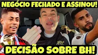 CONTRATO ASSINADO POR ATACANTE E FILIPE LUÍS É AVISADO! NEGÓCIO FECHADO POR TATY! BH RENOVA OU NÃO?