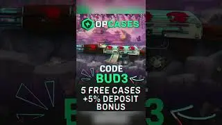 OPCases Promo Code BUD3 - 5 Free Cases + 5% Deposit Bonus! (CS2 Gambling) #opcases #opcasespromocode