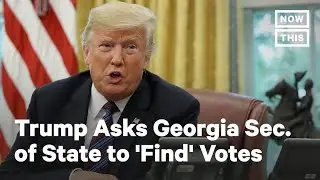 Trump Asks Georgia Sec. of State to 'Find' Votes | NowThis