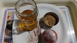 Home made Onion Oil। ।Make Onion Hair Oil for faster hair Growth and stop hair fall।