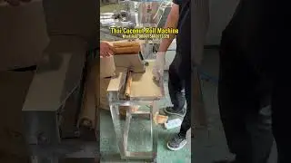 Thai Coconut Roll Machine | Crispy Roll Wafer Cookies Machine