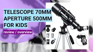 Review: Exploring the Stars with the 70mm Aperture Astronomical Telescope!