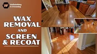 How do you Remove Wax and Screen & Recoat Wood Floors