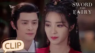 Zhaoyan changed into female outfit, he looked stunned  | Sword and Fairy | EP21 Clip