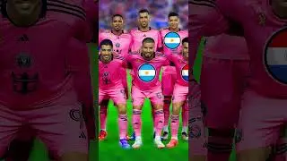 Inter Miami Squad💗|  #football #shorts #edits