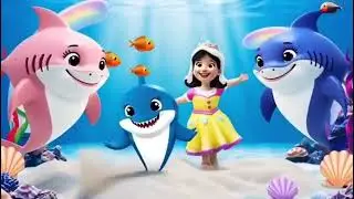 Baby Shark Do Do Song 🦈 Fun Dance Nursery Rhyme for Kids | Baby Bubbles 