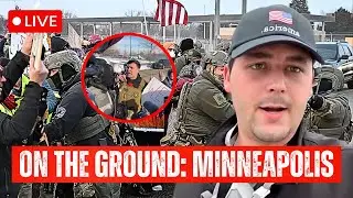 Riots Minneapolis Fed Building - LIVE on the Ground