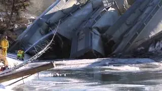 Banff train derailment