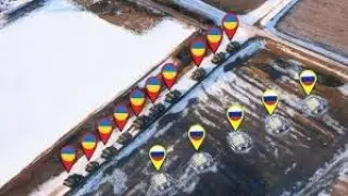 Russian Iskander Missile Destroys HUGE Ukrainian HIMARS MLRS Convoy 1